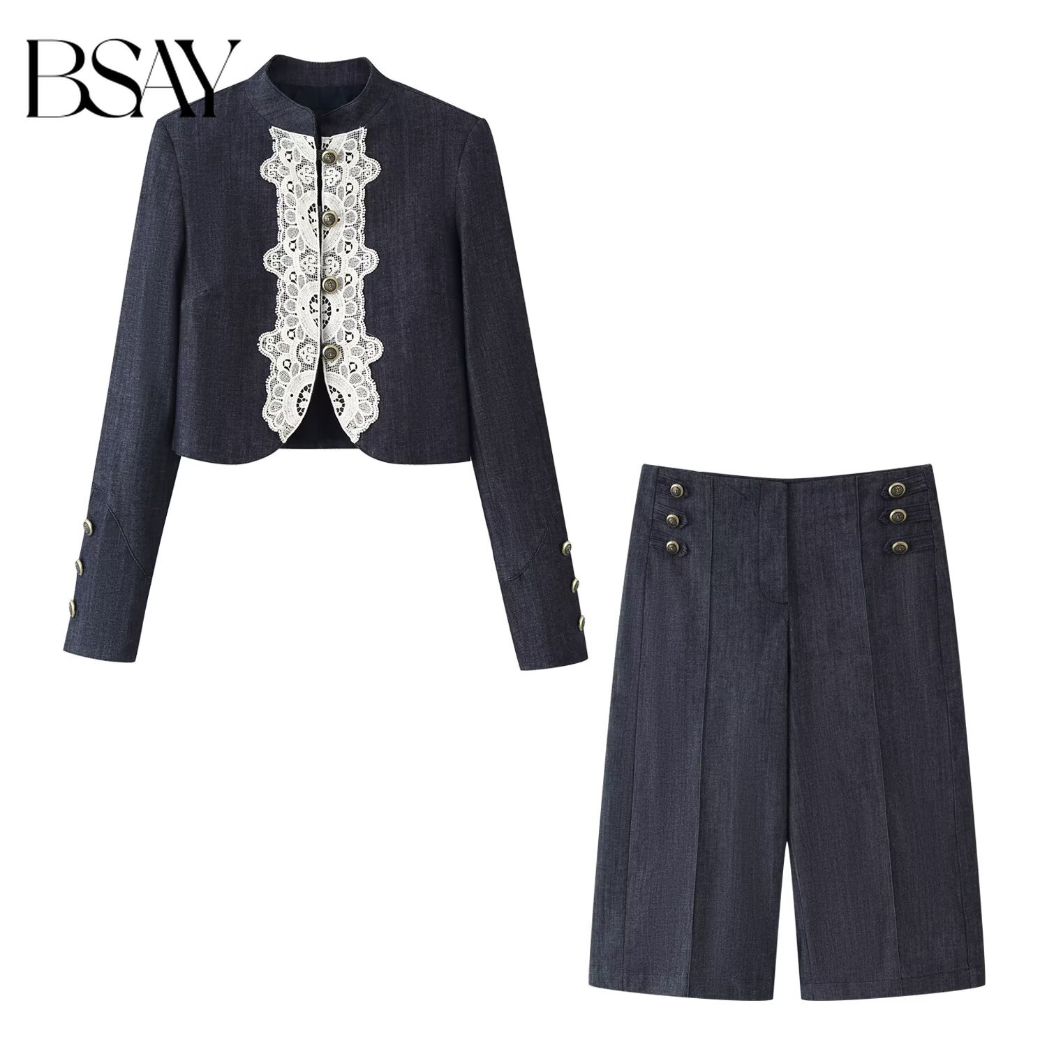 Sewing Jackets - BSAY 2026 Women's Elegant Mandarin Collar