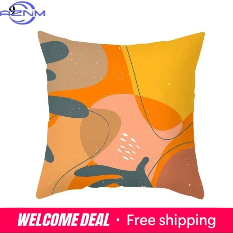 Boho Orange Abstract Cushion C - огляд і ціна Century Textile & Sewing Supply Avenue C North Saskatoon Sk