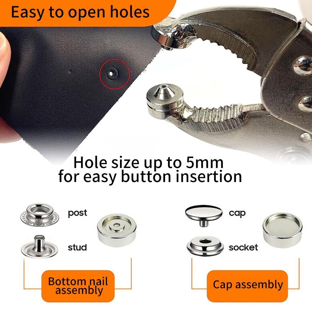 Snap Fastener Pliers Stainless - огляд і ціна Snap Button Plier