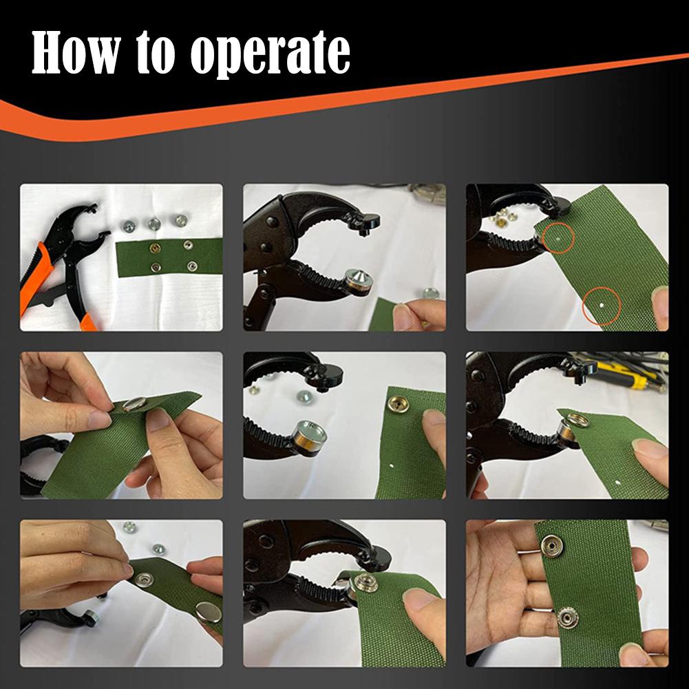 Snap Fastener Pliers Stainless - огляд і ціна Snap Button Plier