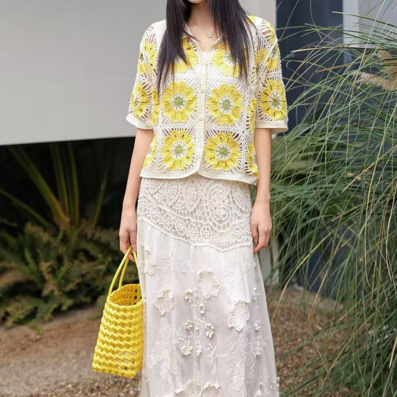 Granny Square Crochet Knit Pol - огляд і ціна Sewing Jackets