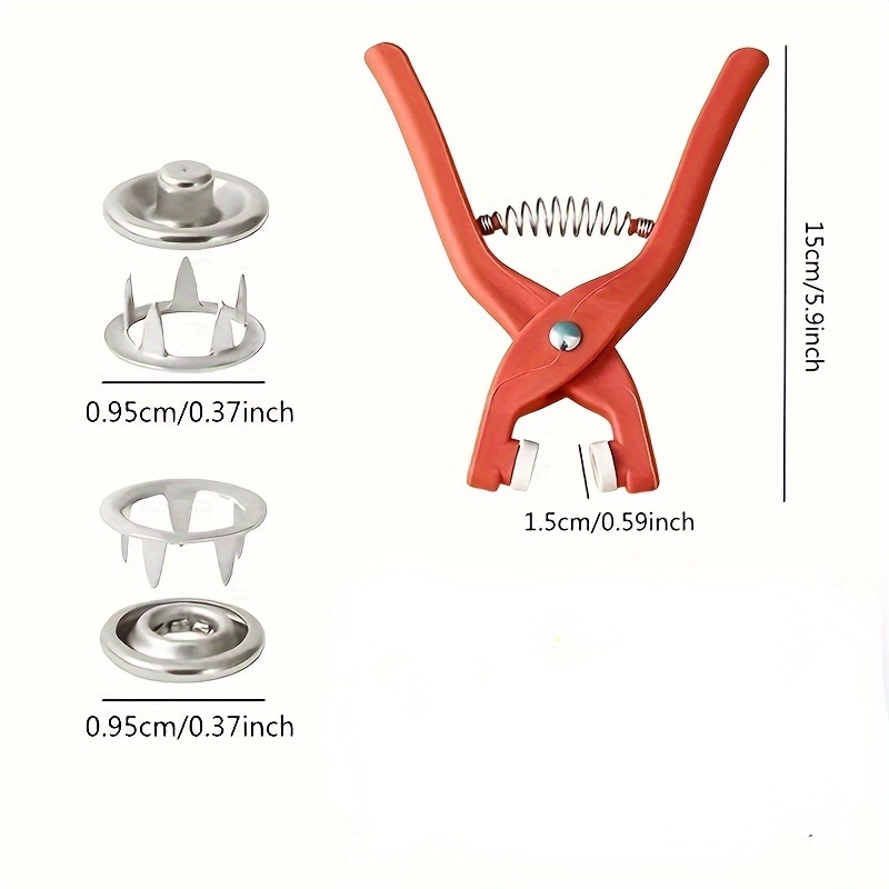 50 Set of Hand-Operated Snap F - огляд і ціна Snap Button Plier