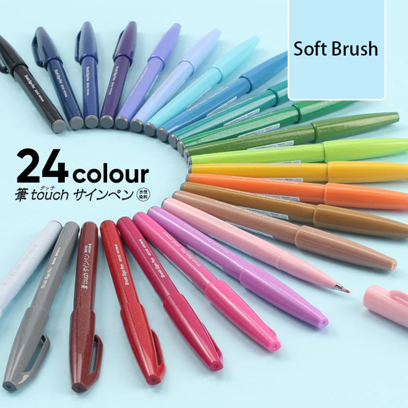 Japan Pentel Touch Brush Sign  - огляд і ціна Pentel Pen Sign Pen