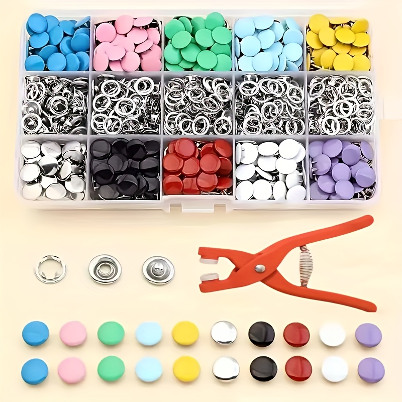 100Pcs Colorful Metal Sewing B - огляд і ціна Snap Button Plier