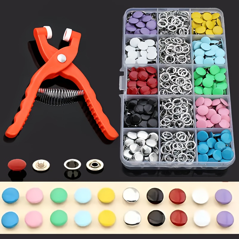 100Pcs Colorful Metal Sewing B - огляд і ціна Snap Button Plier