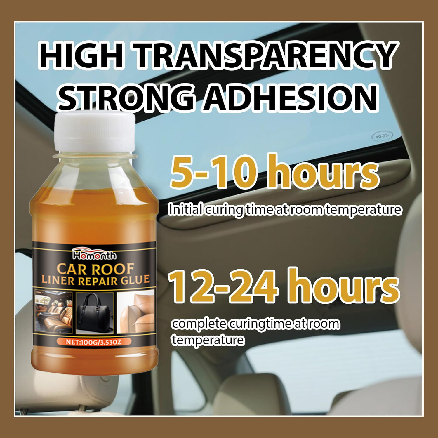 Headliner Repair Glue 100ml St - огляд і ціна Fabric Glue Bond