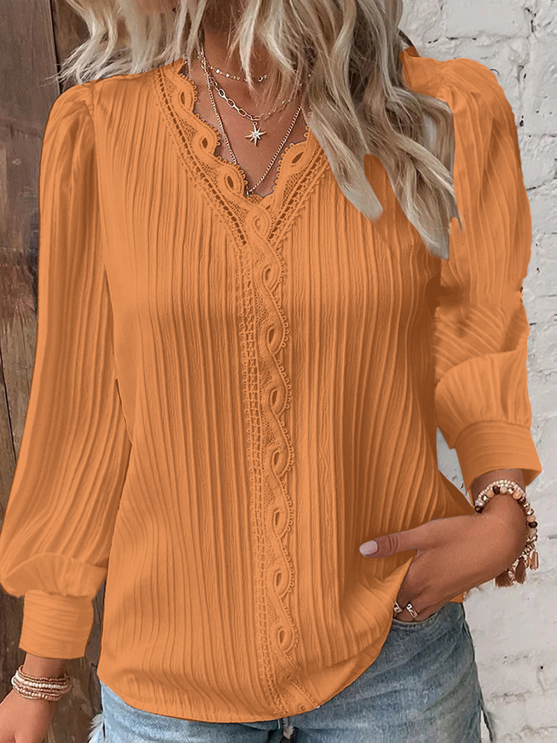 Women's White Blouses Lace Sti - огляд і ціна Sewing V