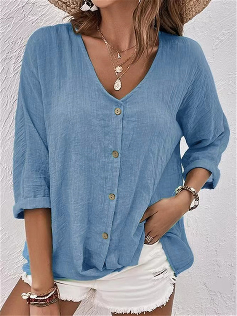 Elegant Buttons Solid Blouse S - огляд і ціна Sewing V