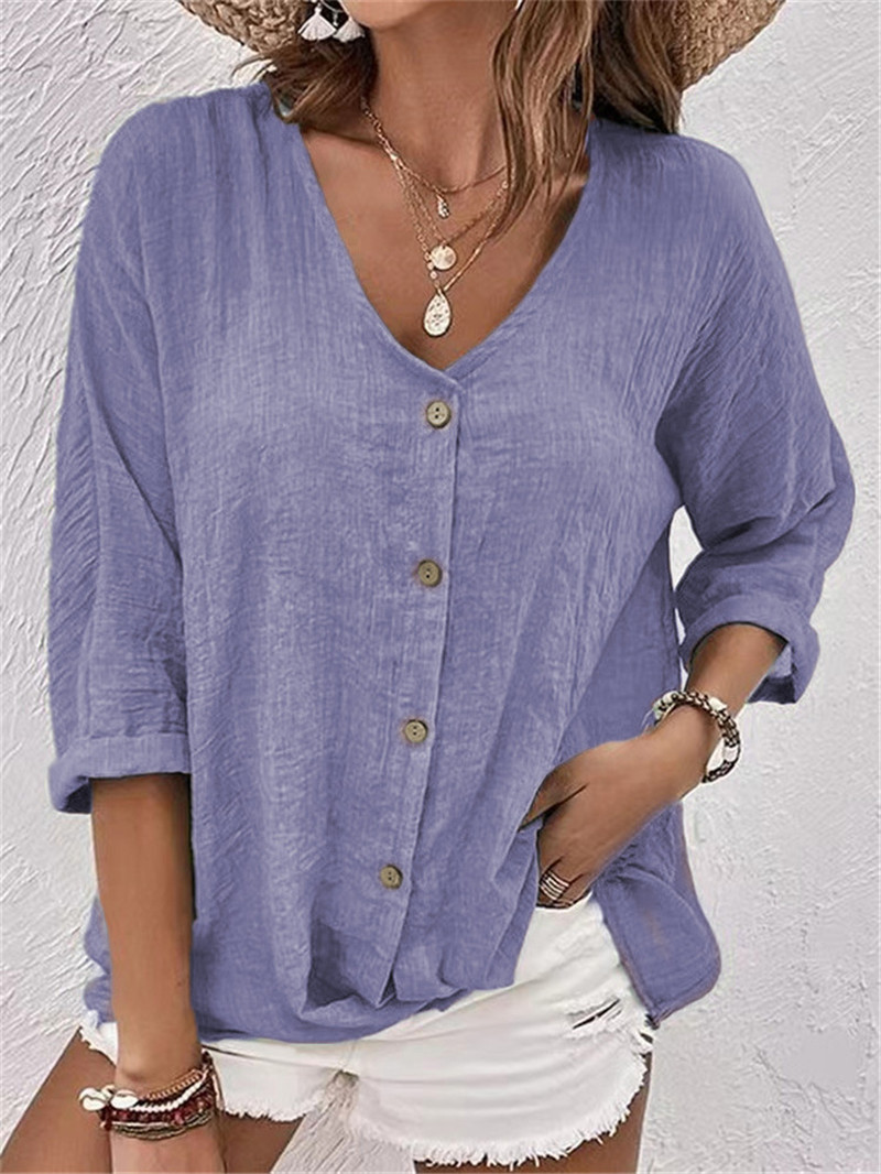 Elegant Buttons Solid Blouse S - огляд і ціна Sewing V
