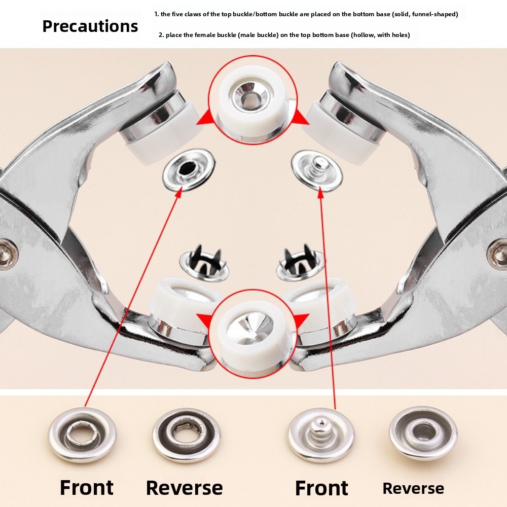 9.5mm Snap Button Pliers Kit w - огляд і ціна Snap Button Plier