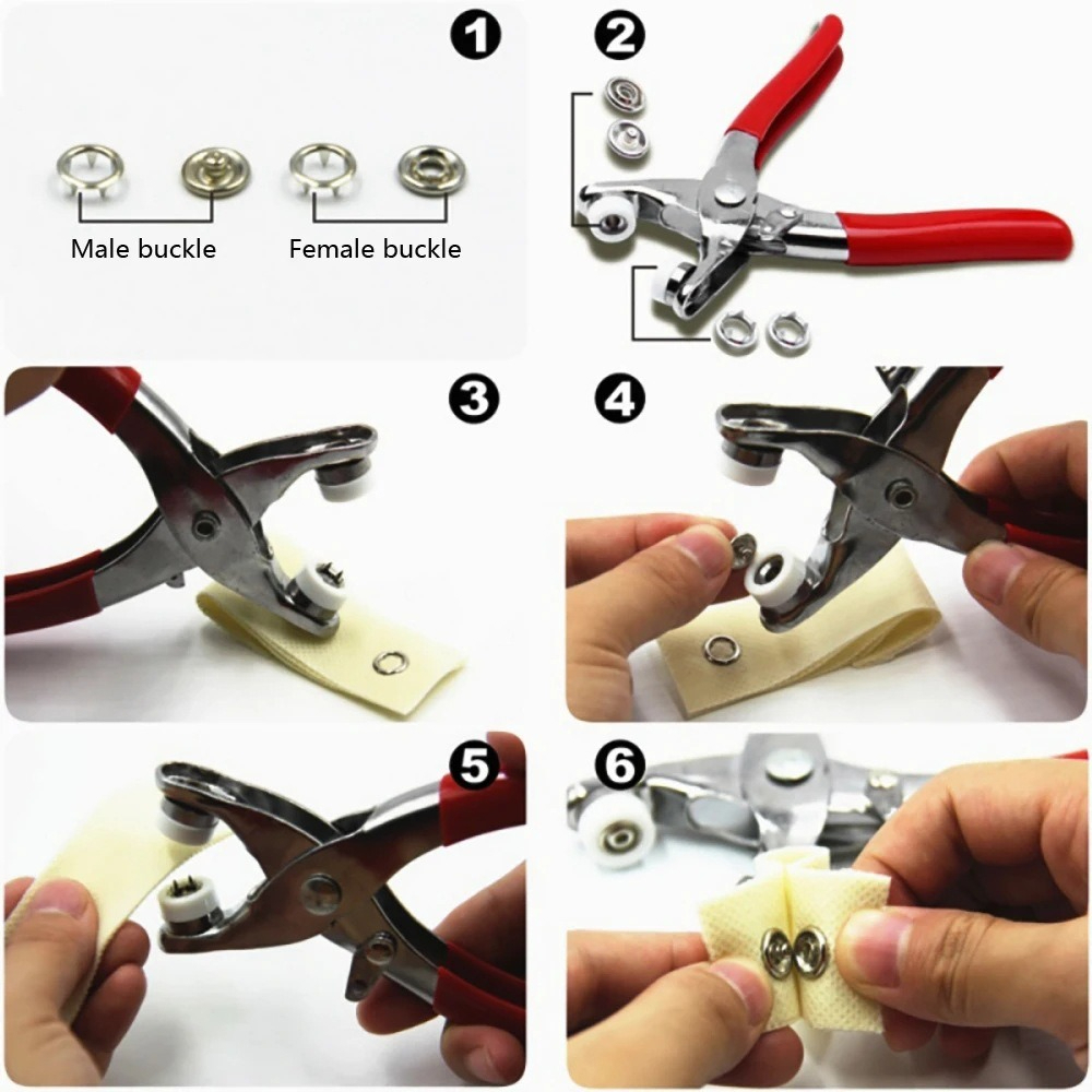9.5mm Snap Button Pliers Kit w - огляд і ціна Snap Button Plier