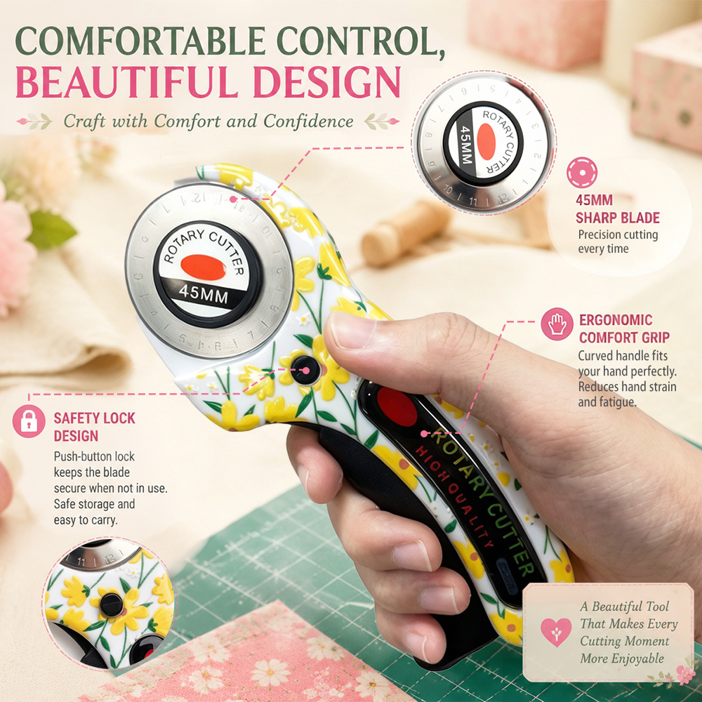 Rotary Cutter 45mm Card Paper  - огляд і ціна Rotary Cutter Fabric