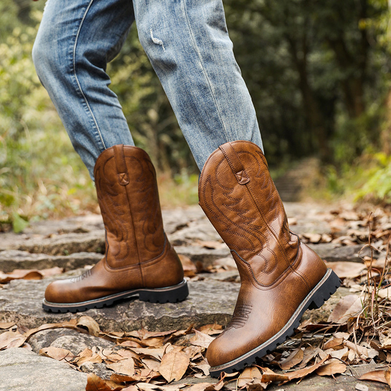 Men's Boots Classic Handmade E - огляд і ціна Sewing Embroidery Fabric