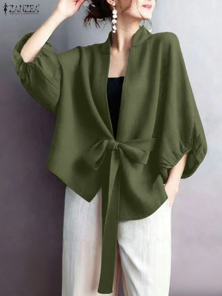 2025 ZANZEA Elegant V Neck Lan - огляд і ціна Sewing V