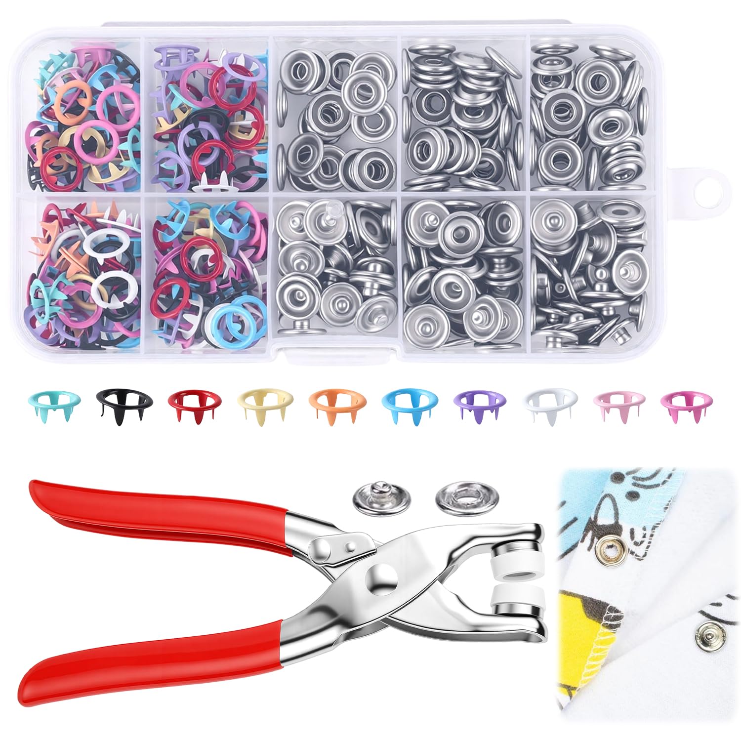 Sewing Kit with 100PCS Metal B - огляд і ціна Snap Button Plier