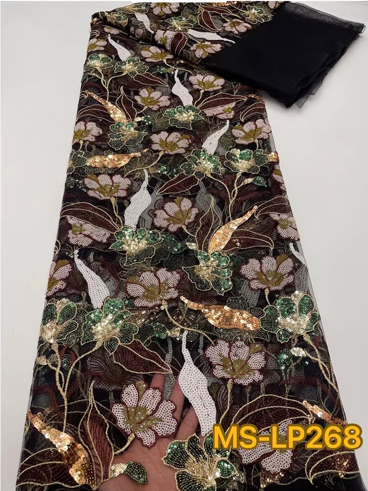 1yard Luxury Double color bead - огляд і ціна Sewing Embroidery Fabric