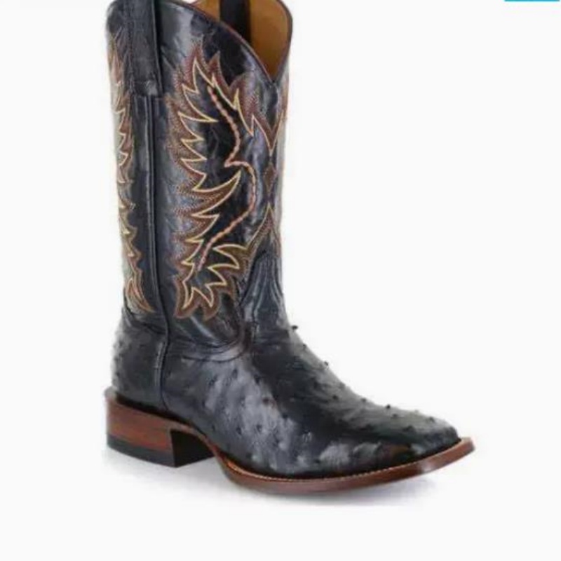 Men High Boots Embroidery Retr - огляд і ціна Sewing Embroidery Fabric